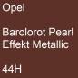 Preview: Opel, Barolorot Pearl Effekt Metallic, 44H.